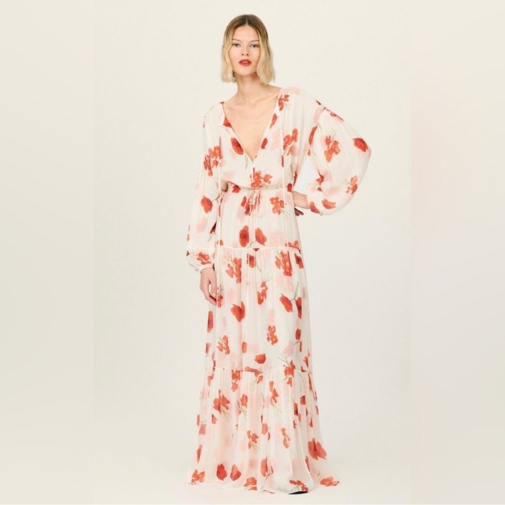 The collection by reformation rare Cambridge 100% silk dress